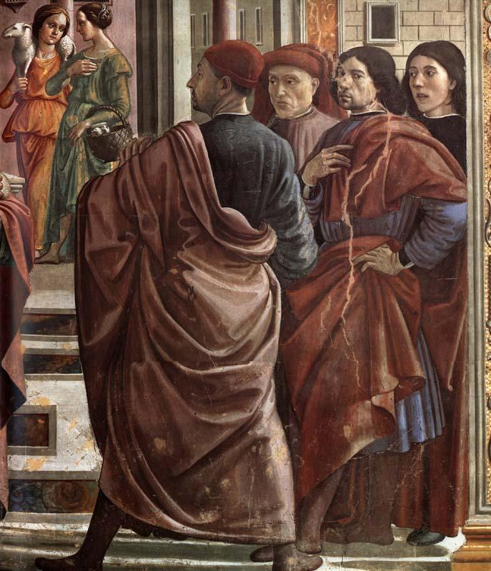 Domenicho Ghirlandaio Vertreibung Joachims aus dem Tempel oil painting picture